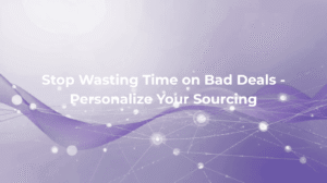 Abstract purple gradient background with soft data network lines and connected nodes, symbolizing AI-driven intelligence and data flow — in DealPotential’s brand colors.