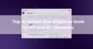AI-driven due diligence tools dashboard