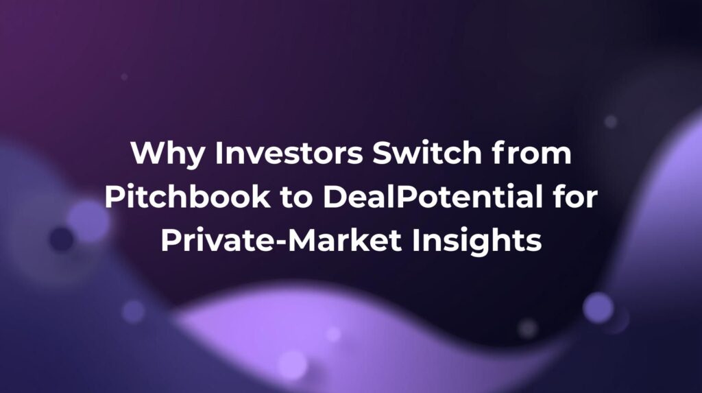 pitchbook vs dealpotential