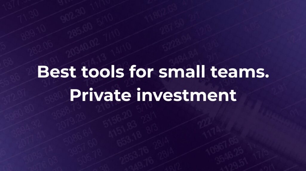 deal sourcing for small firms visualizing AI-driven due diligence and investment signals