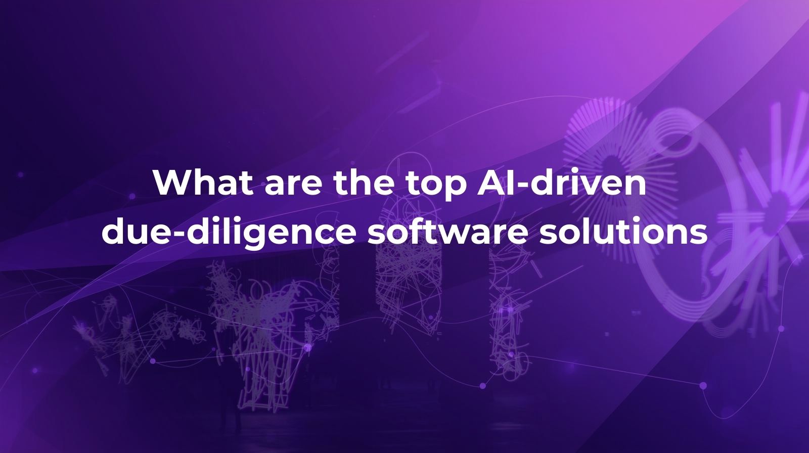 AI-driven due diligence software for early-stage commercial analysis